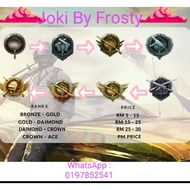 Joki Pubg Mobile BY Frosty 😎 , Push Rank : Solo | Duo | Squad