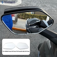 SECRETSPACE 1Pair Motorcycle Convex Mirror Increase Rearview Mirrors Side Mirror View Vision Lens Accessories For HONDA Forza 350 Forza 750 NSS 350 Forza 300 K1L5