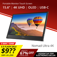 PRISM+ NOMAD 4K ULTRA 16 15.6 4K UHD [3842 x 2160] OLED 145% sRGB Built-in Battery Professional Portable Monitor Productivity Monitor