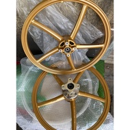 spotrim racing boy sp522 gold custom original siap hub custom new item fullset