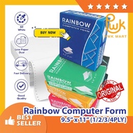 BEST PRICE* Rainbow Computer Form 9.5" X 11"  -  1PLY 2PLY 3PLY 4PLY