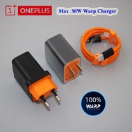 Oneplus 8 pro Warp Charger 30W Mclaren 5V/6A EU US Plug 1M USB Nylon Dash Cable For 1 + Nord One plus  8 7 7T Pro 6 5T