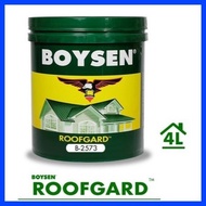● ├ ╮ 4 LITERS / 1 GALLON ROOFGUARD BOYSEN | WATERBASE PAINT FOR METAL / ROOF