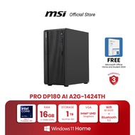 MSI PRO DP180 AI A2G-1424TH | Intel Core Ultra 7 Processor 265 | 16GB U-DIMM DDR5 | 1TB M.2 PCIe | W