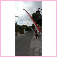 MERAH 8.8 Brands of Red and White Flags 4 & 5 Meters