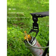 Outdoor Egg Roll Table Gas Tank Hook Tactical Folding Table Cassette Gas Tank Hanging Buckle