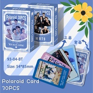 BTS YET TO COME Polaroid Photocard Lomo Card Double-sided Color Printing 30pcs/box