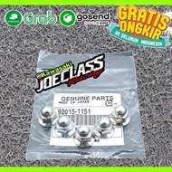 KAWASAKI MESIN Top Deksel Head Cap Nut Set of 5 Engine Block Block Ninja 150 2-strokekawasaki KR RM 
