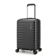 Traveler's Choice Archer Polycarbonate Hardside Spinner Luggage Set, Tie Down Straps, Grey, Carry-On