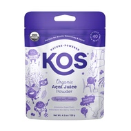 KOS USDA Organic Acai Powder, Unsweetened Superfood - Natural Antioxidant, Acai Berry for Smoothies 