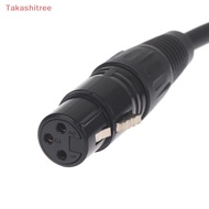 (Takashitree) DMX 3-PIN DMX512 Male To Female Cable LED PAR Stage Lights DMX Signal Line Dj Equipmen