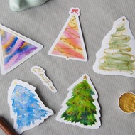 聖誕貼紙 手賬貼紙 聖誕裝飾 防水貼紙 IPAD 手提電腦 行李箱貼