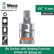 Myhomey Bit Socket 1/4" Hex-Plus 5.0 x 28 mm Wera 05003335001 Zyklop In-Hex