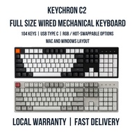 Keychron C2 104 Keys Full Sized Wired Mechanical Keyboard