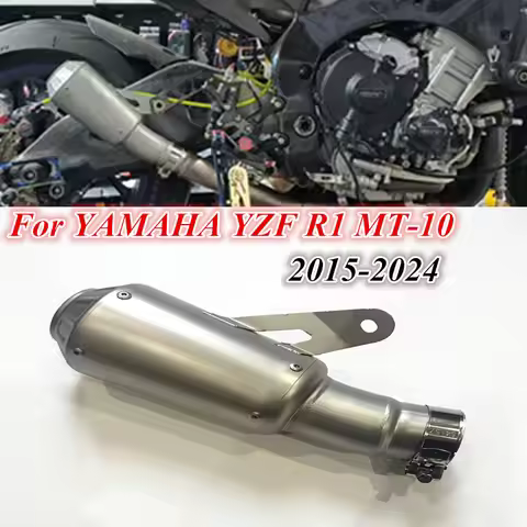 Full system for Yamaha YZF R1 MT-10 2015 - 2024 Exhaust motorcycle exhaust pipe GP exhaust pipe