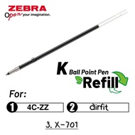Zebra K Ball Ink Refill 0.7mm for X-701 / 4C-ZZ