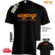 2024 fashion Orange British Guitar Amplifier Tshirt Cotton Adults Unisex Gibson Fender Epiphone