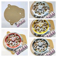 Nmax Aerox New 155 CVT Fan Cover CNC Star Motif Spiner Set Nmax Aerox New 155 CVT Cover