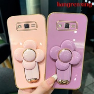 Casing SAMSUNG j2 prime SAMSUNG J7 pro SAMSUNG J3 pro phone case Softcase Electroplated silicone shockproof Protective Cover new design with holder fan for girls DDFS01