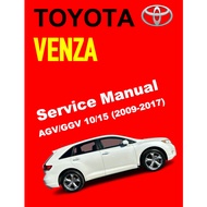 TOYOTA VENZA AV10 (2009-2017) SERVICE WORKSHOP MANUAL
