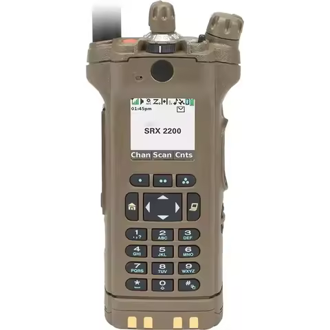 ENHANCED COMBAT PORTABLE TWO-WAY RADIO for mot orola SRX 2200 VHF 7/800 Model 1.5 Portable Radio SRX