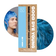 Semi-Permanent Hair Color, Vegan and Cruelty-Free Blue Hair Dye, Last up to 24 Washes, Non-Damaging 