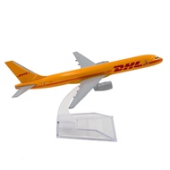 1/400 Scale Alloy Aircraft B757 DHL Cargo 16Cm Plane Boeing 757 Model Toys Decoration Children Gift 