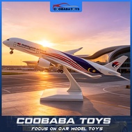 CBB 30cm Malaysia Airlines A350 Resin Solid Plane Model Desktop Ornament Aviation Collectible Birthd
