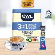 OWL Regular Low Fat Instant 3in1 Coffee, 30 sticks  (Expiry: Sept 2027)