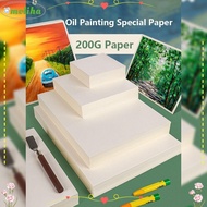 MOLIHA 50Sheets/Set Oil Pastel Special Paper, Blank Multi-size Oil Painting Paper, Professional 200g