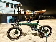 Litepro cafe racing 綠色摺車 349輪組
