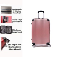 [Ship From Sabah] (24") ABS Hard Case Luggage Bag | Travel Luggage | Cabin Luggage| Light weight