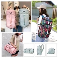 3 Ways Use Korean Large Duffel Backpack Travel Bag Backpack Balik Kampung bag Camping bag