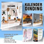 Wall calendar - wall calendar - hanging calendar 2026, aesthetic calendar