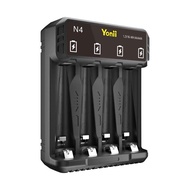 Yonii Smart Charger 8 Lỗ Ni-MH AA Battery 5 Slot USB Intelligent 7 Slot AA Ni-MH Battery Charger for