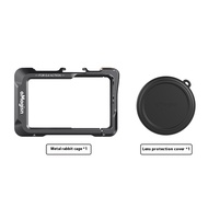 เคส20250714 AMagisn กรอบกันกระแทกสำหรับ DJI Osmo Action 5 Pro กรงกรอบโลหะแบบปลดเร็วสำหรับ Insta 360