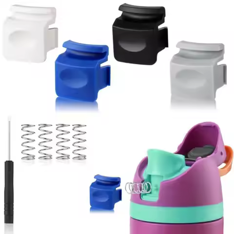 2PCS Replacement Button Water Bottle Lid Switch for Owala FreeSip Water Bottle Lid Mouth Push Switch