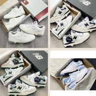 Giày NEW BALANCE 550 "white Green" Giày nb 550 Phối màu xanh đen cao cấp - NB550