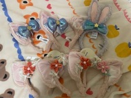 香港迪士尼 linabell 春日頭箍 春日髮箍 上海迪士尼 上迪 Stellalou 冬日頭箍 冬日髮箍 袋