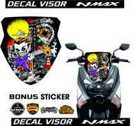 DECAL STICKER NMAX VISOR STILE CUSTOM ALL DECAL NMAX PISOR CUSTOM STRIPING VISOR STIKER