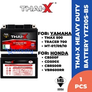 THAI-X YTZ10S Motorcycle Battery/ Bateri Motor Sirim For Mt-07/ Mt-09/ Ninja650/ Nss250/ Cbr500/ Cb6