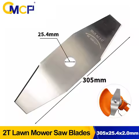 1pc 305x25.4x2.0 Cutting Disc Lawn Mower Accessories 2T Brush Cutter Blade Grass Trimmer Knife Garde