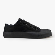 Sepatu Johnson Basic LowCut Black Mono Sneakers Full Black Pria Wanita Kasual Stylish