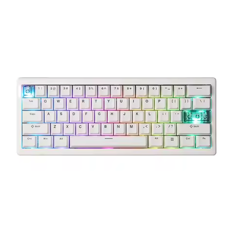 Cidoo QK61v2 Mechanical Keyboard Tri-mode Bluetooth Wireless RGB Gasket Structure Hot Swap Gamer Mec