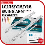 HPMP LC135 Y15 Y16 +2 Inch Swing Arm CNC Alloy Swing Siap Arm Bush Tayar Shaft Cutting Standard Rant