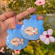 Sparkling Goldfish Tank Keychain