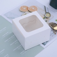 ∮ Kasugabe 4 Inch Cake Box Cheese Light Cheesecake Hokkaido Double Layer 4 Basque With Base Tray