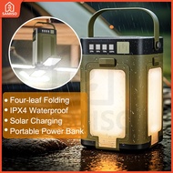 🇸🇬 SG Stock Camping Lantern Flashlight Multifunctional Rechargeable Solar & Type-C Charging Foldable