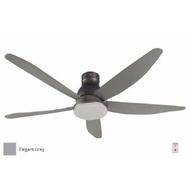 KDK Remote Control Ceiling Fan 60" Nikko DC Motor LED K15UW QEY (Grey)