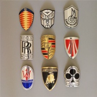 Bicycle Logo Head Tube Logo Accessories Waterproof Soft Metal Logo Modified Decoration Bicycle Alumi